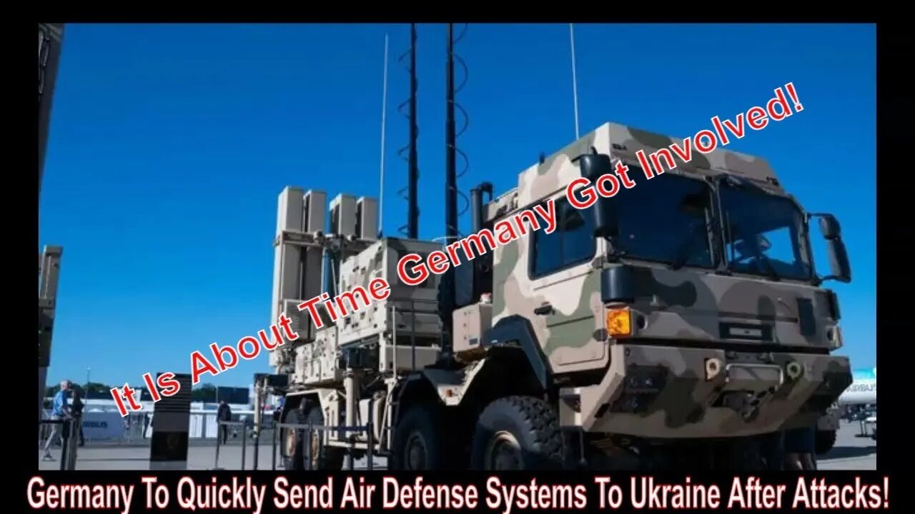 Germany To Quickly Send Air Defense Systems To Ukraine After Attacks!