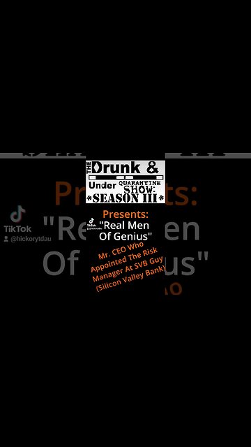 Real Men Of Genius: Mr CEO that appointed the risk manager of #svb guy #comedy #talkshow