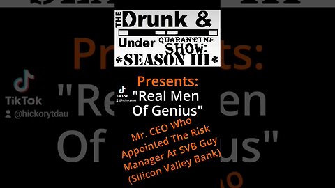 Real Men Of Genius: Mr CEO that appointed the risk manager of #svb guy #comedy #talkshow