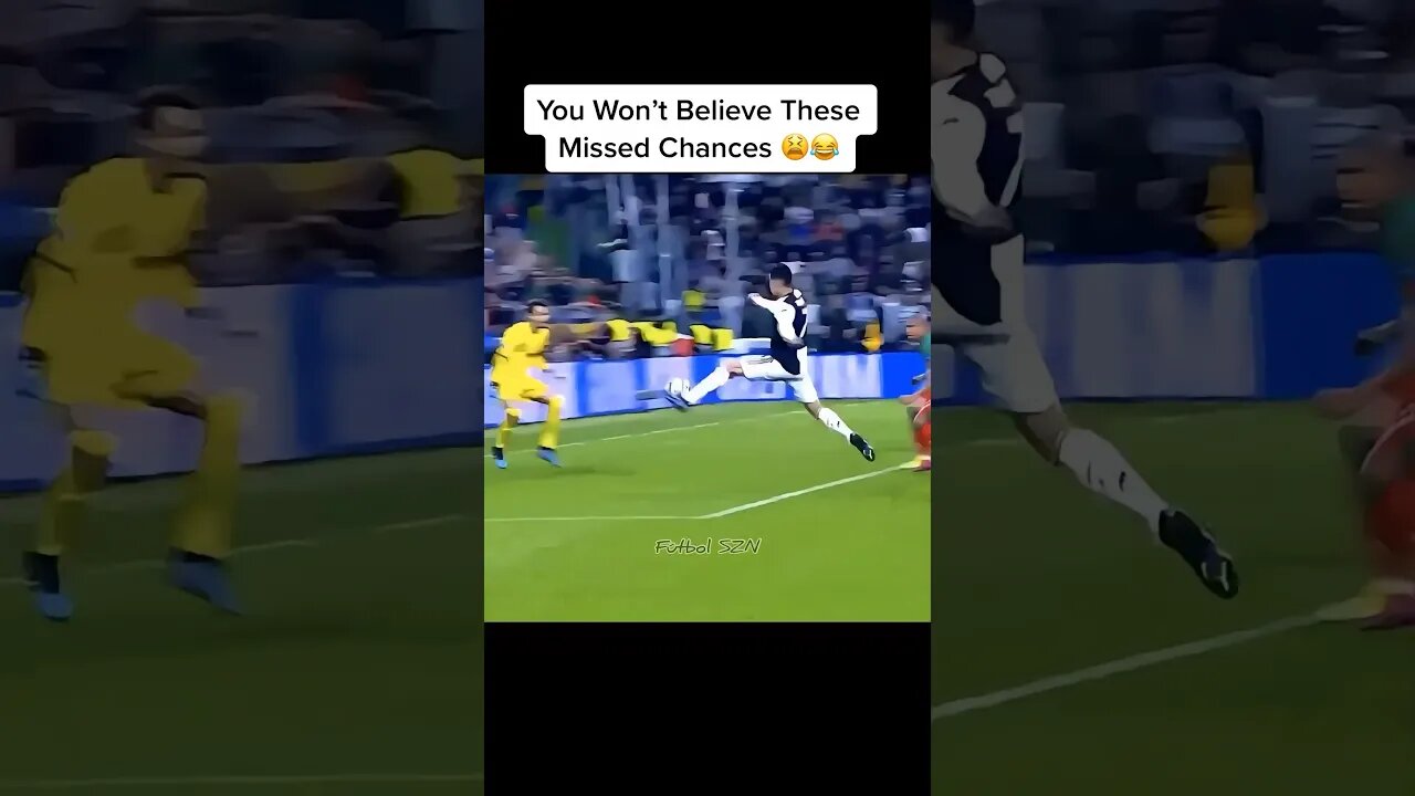 Which miss was the worst? 🤔 #football #ronaldo #fail