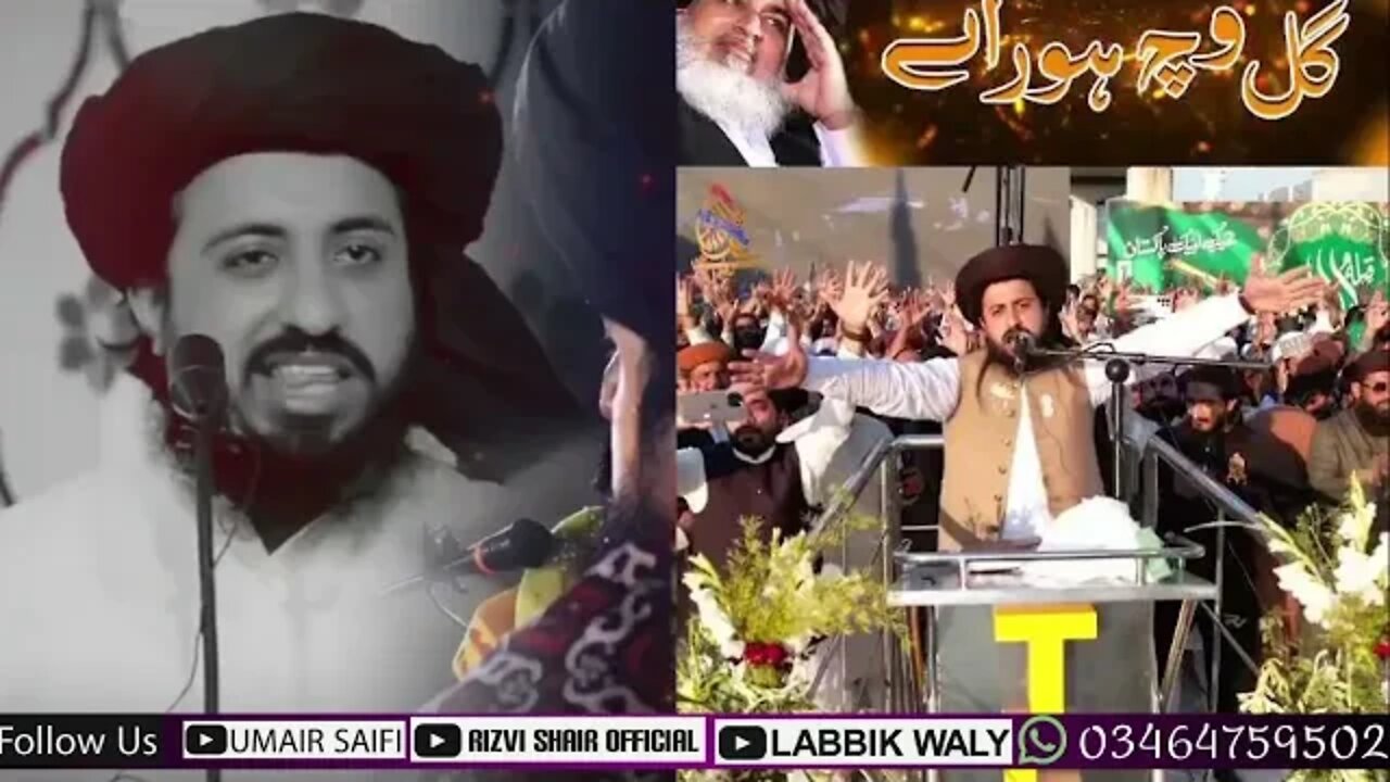 saad rizvi status |allama saad hussan Rizvi Byan today ||#rizvishairofficial #umairaftab #umairsaifi