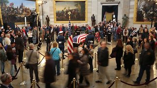 Mourners Flow Through Capitol To Honor Bush