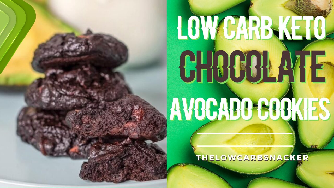 Low Carb Keto Chocolate Avocado Cookies