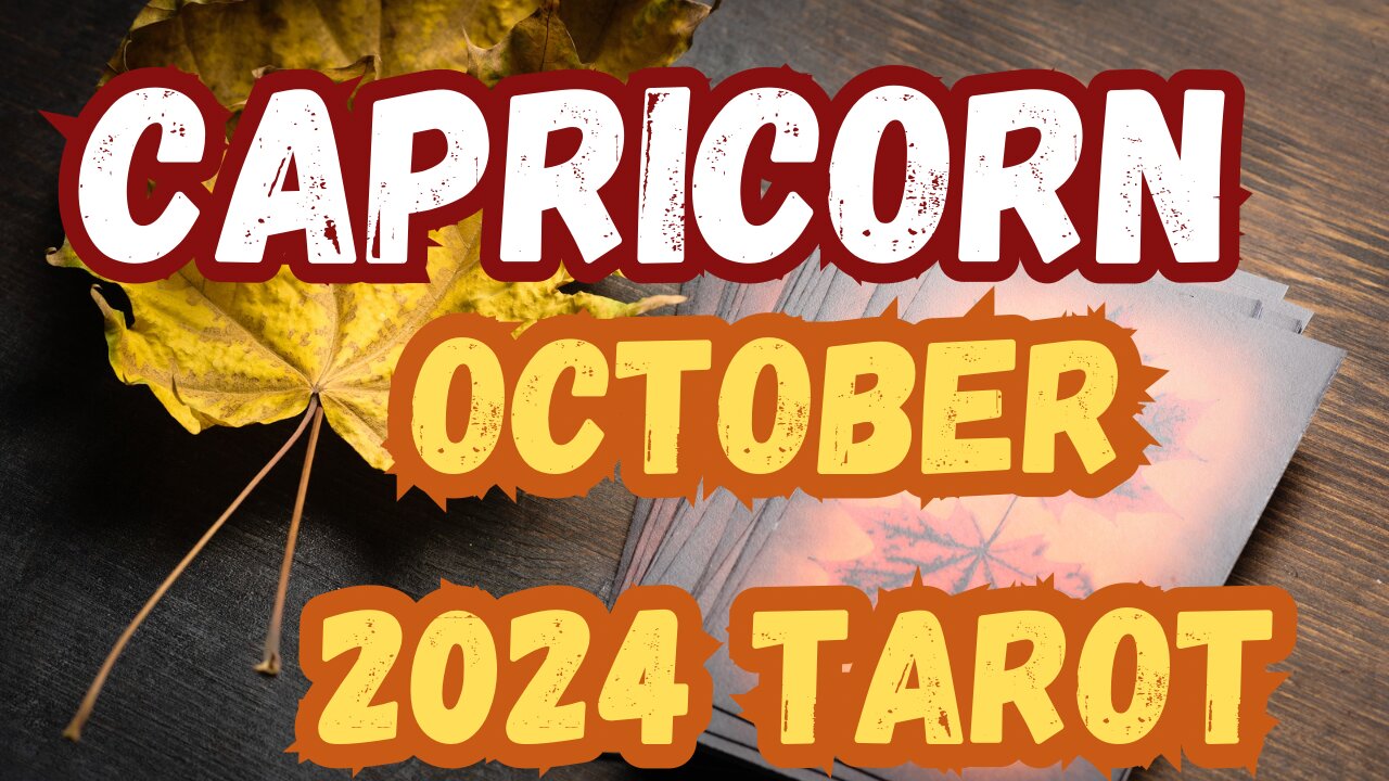 Capricorn ♑️ - A right choice to make! October 2024 Evolutionary Tarot #tarotary #capricorn