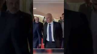 Alexandre de Moraes após conversa com Bolsonaro