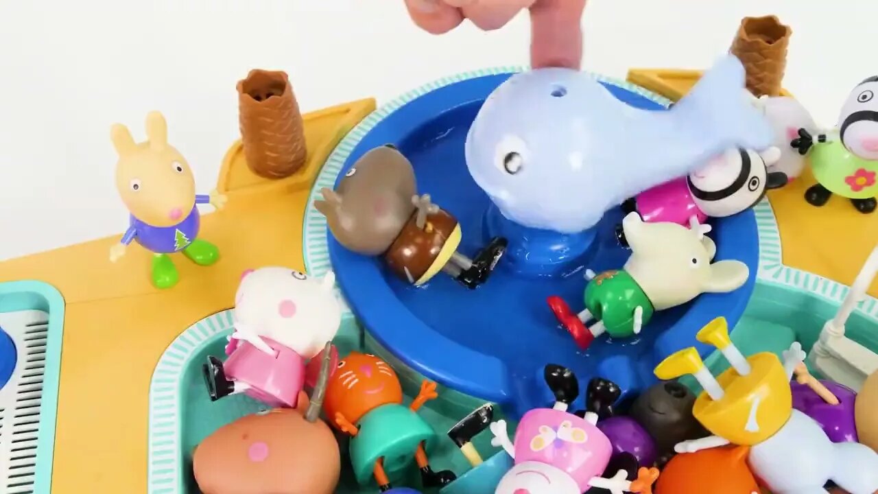 163 4🔴¡Aprende los Palabras con Nueva Piscina de Peppa Pig!🔴 ¡Video para Niños!