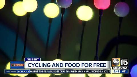 Cycling and food for free in Gilbert