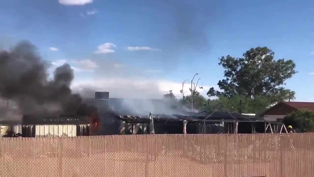 Crews battling house fire on Tucson's south side