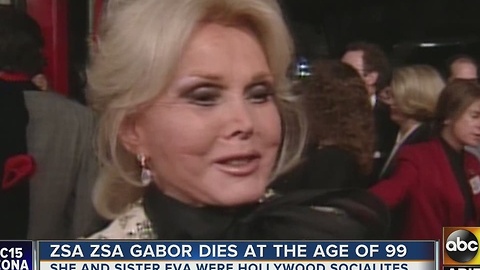 Zsa Zsa Gabor passes away at age 99