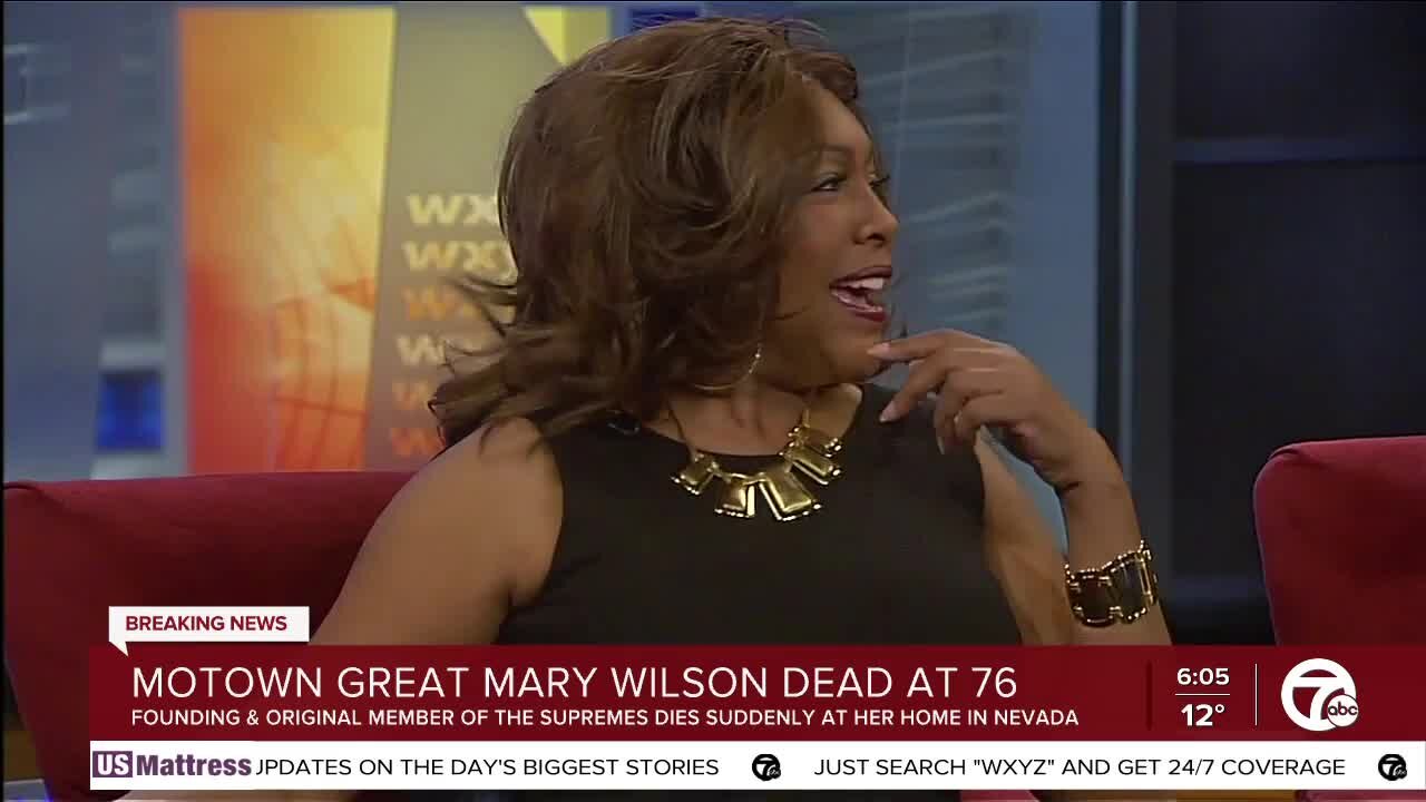 Motown legend Mary Wilson dies at 76