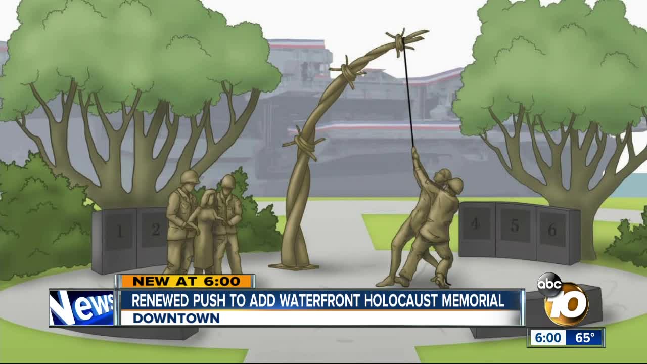 Renewed push to add San Diego waterfront Holocaust memorial