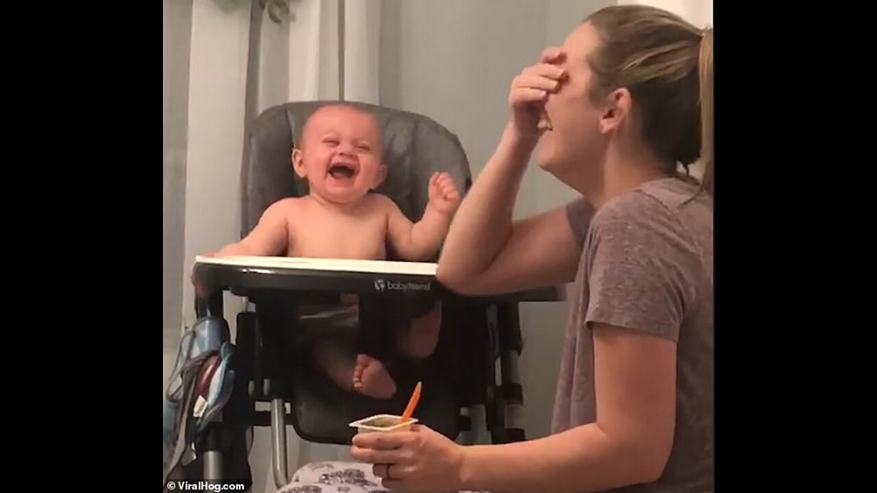 Baby Girl Laughing Hysterically