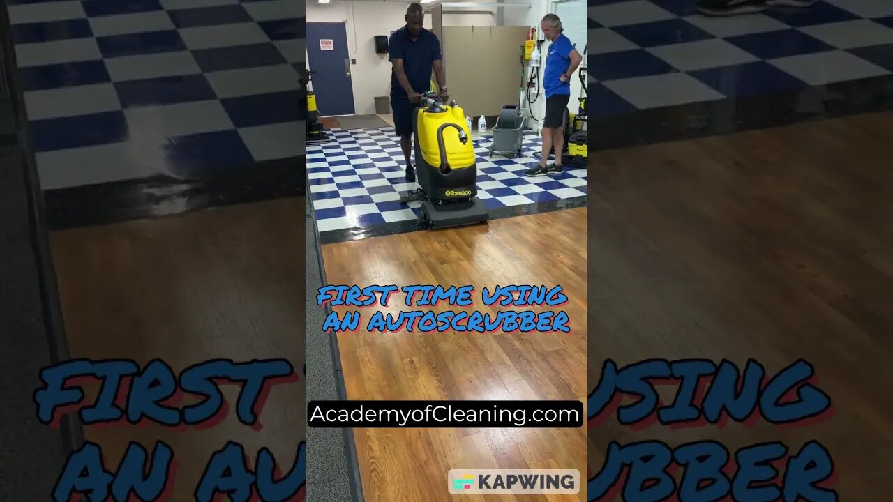 First Time to Use An Autoscrubber * Academy Classes