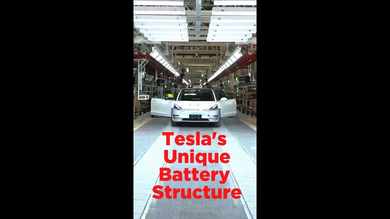 How Tesla's batteries are uniquely structured