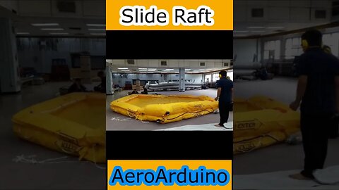 Watch How They Test Slide Raft in Workshop #Aviation #Fly #AeroArduino