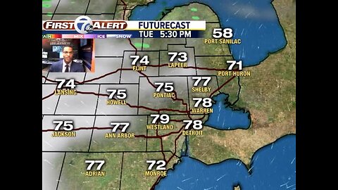 Warmer but clouds remain