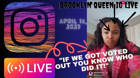 BROOKLYN QUEEN IG LIVE: Brooklyn Sings Lil Yachty Song ‘Holster’ & Talks Getting Voted Out. 16.04.