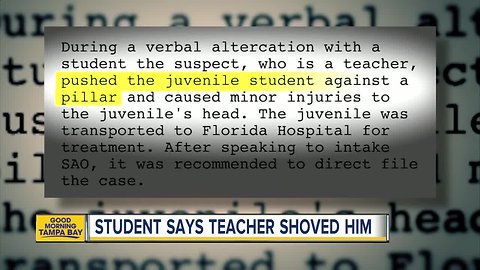 Student allegedly injured by teacher at school