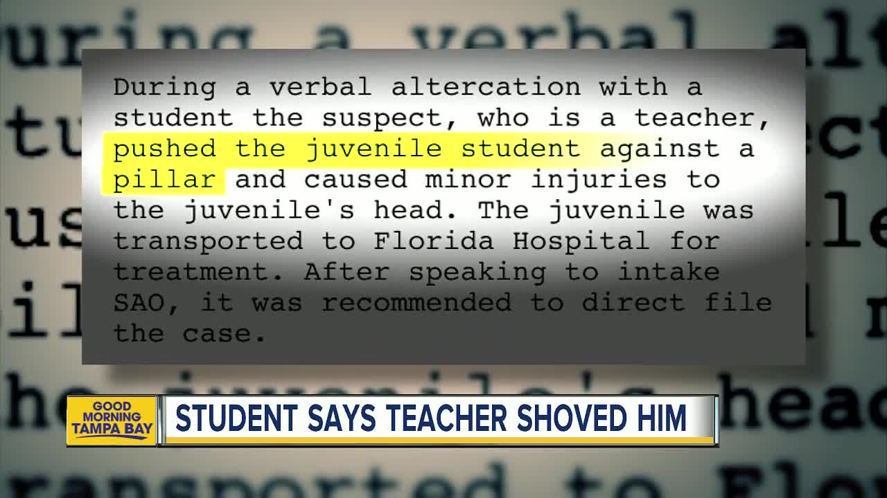 Student allegedly injured by teacher at school