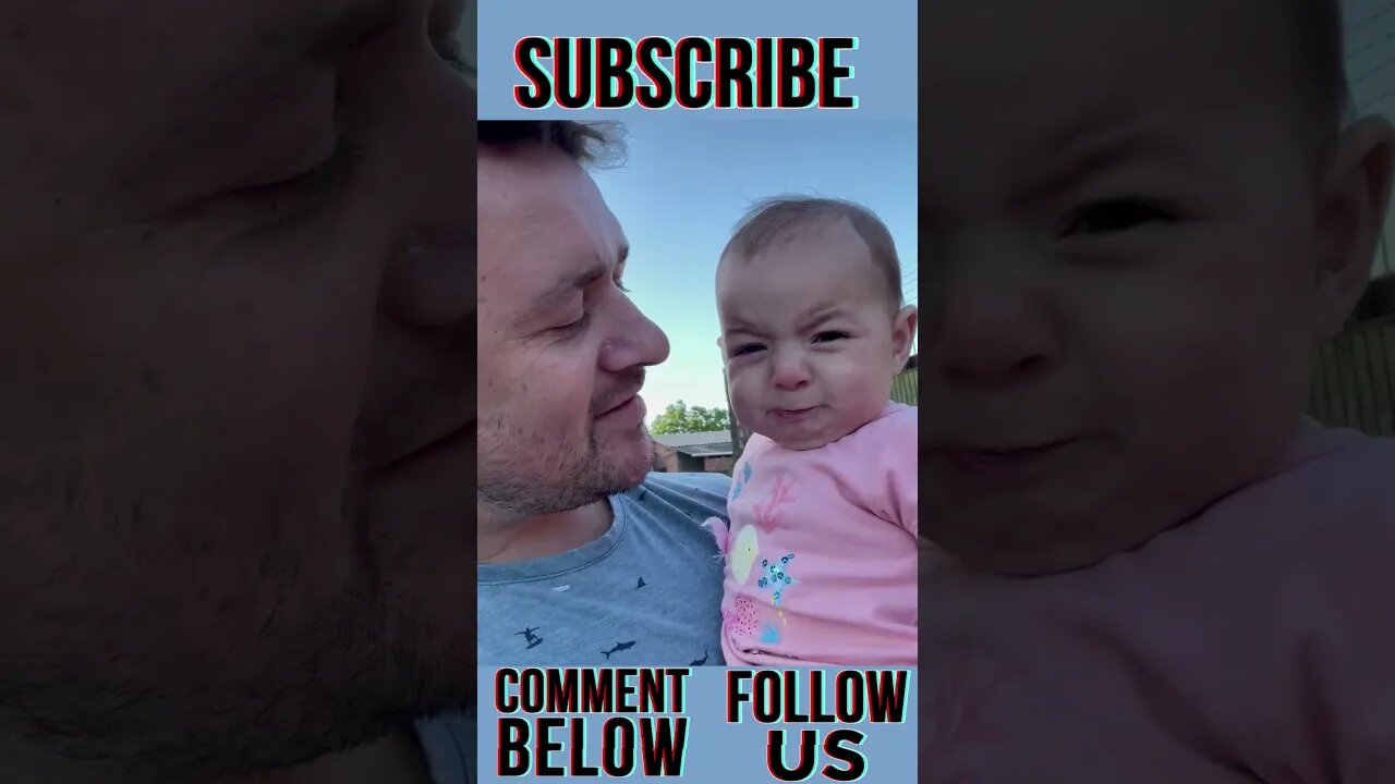 Baby Gets Emotional When Father Sings