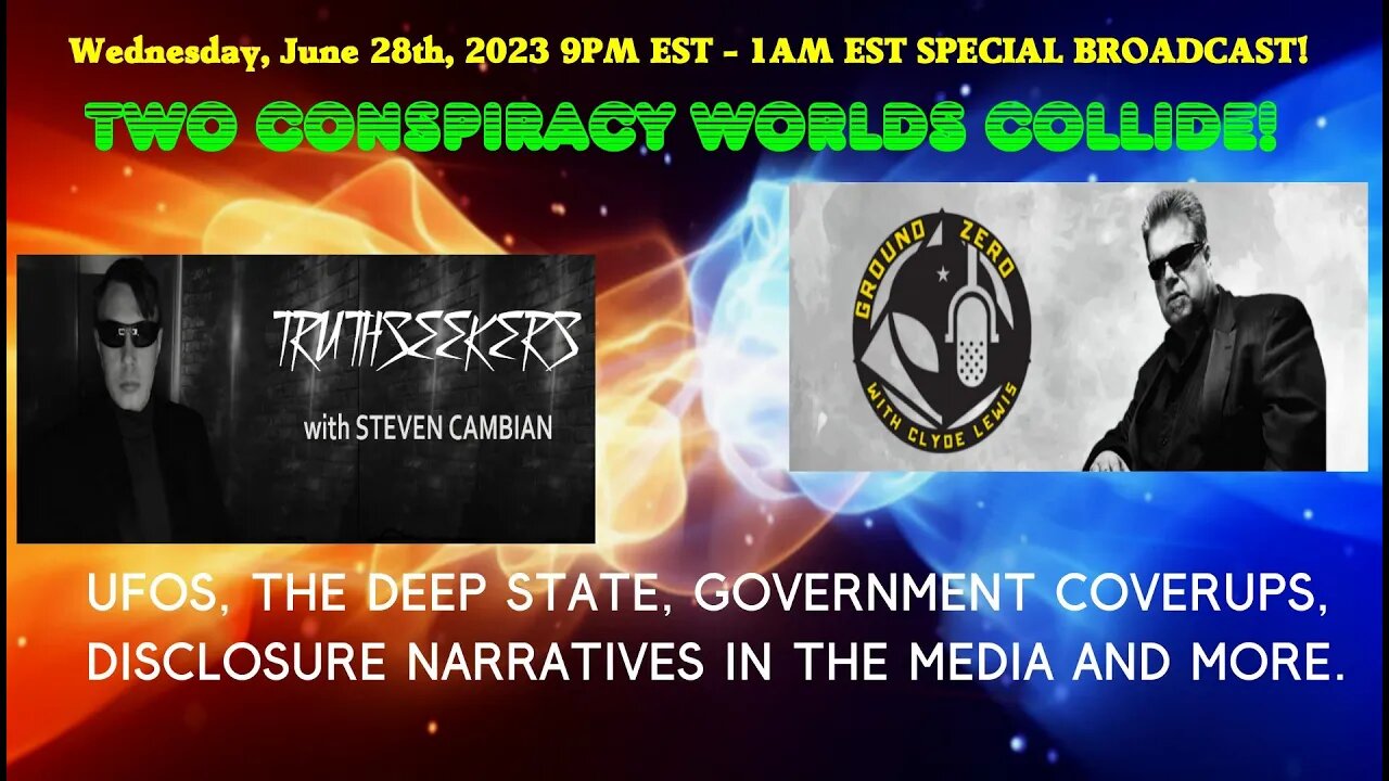 UFO's, The DEEP state, Cover ups, Disclosure narratives. GROUND ZERO/TRUTHSEEKERS SIMULCAST!