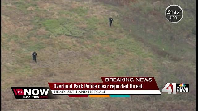 Police clear reported threat in Overland Park