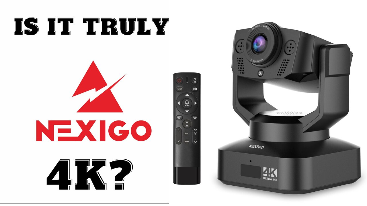 4k Camera NexiGo N990 Very first review of the PTZ camera