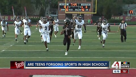 New study shows first drop in high school sports participation in 30 years