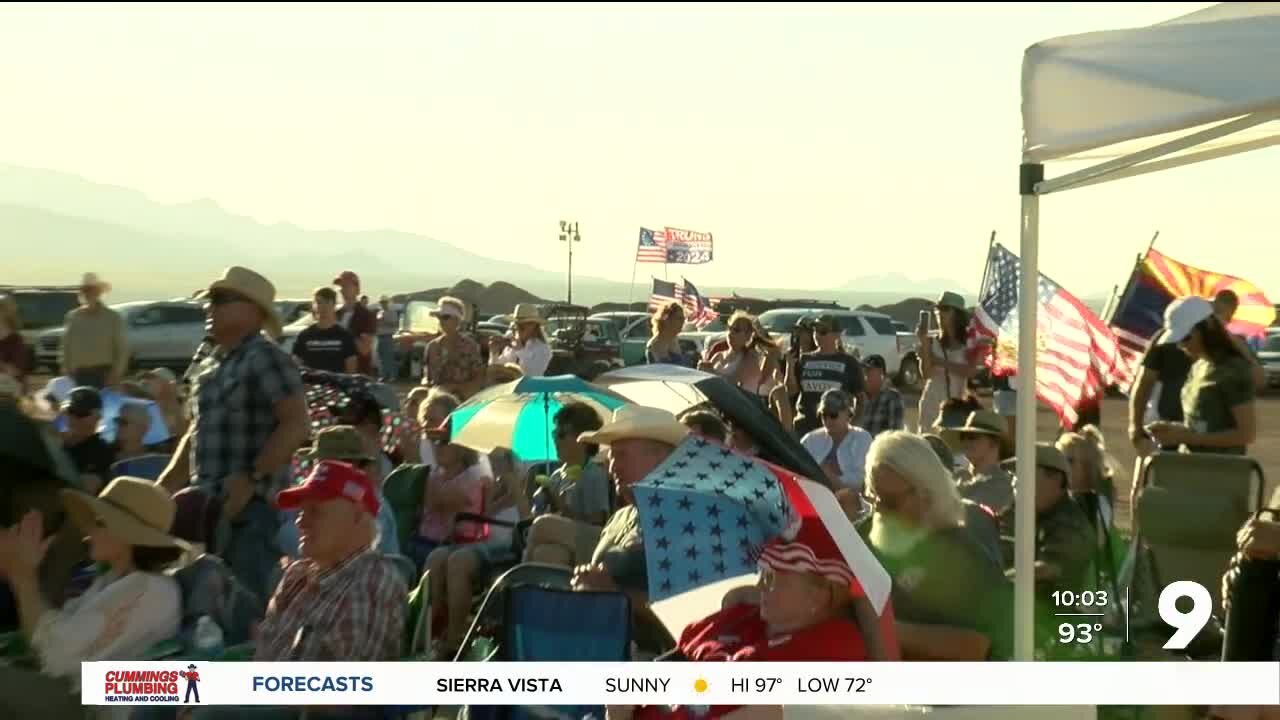 ‘End the Biden Border Crisis Rally’ draws hundreds in Hereford