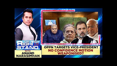 No Confidence Motion | Jagdeep Dhankar | Rajya Sabha | #therightstand With Anand Narasimhan | News18