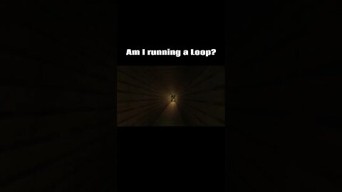 Am I running a Loop? #minecraft #shorts #horrorshorts