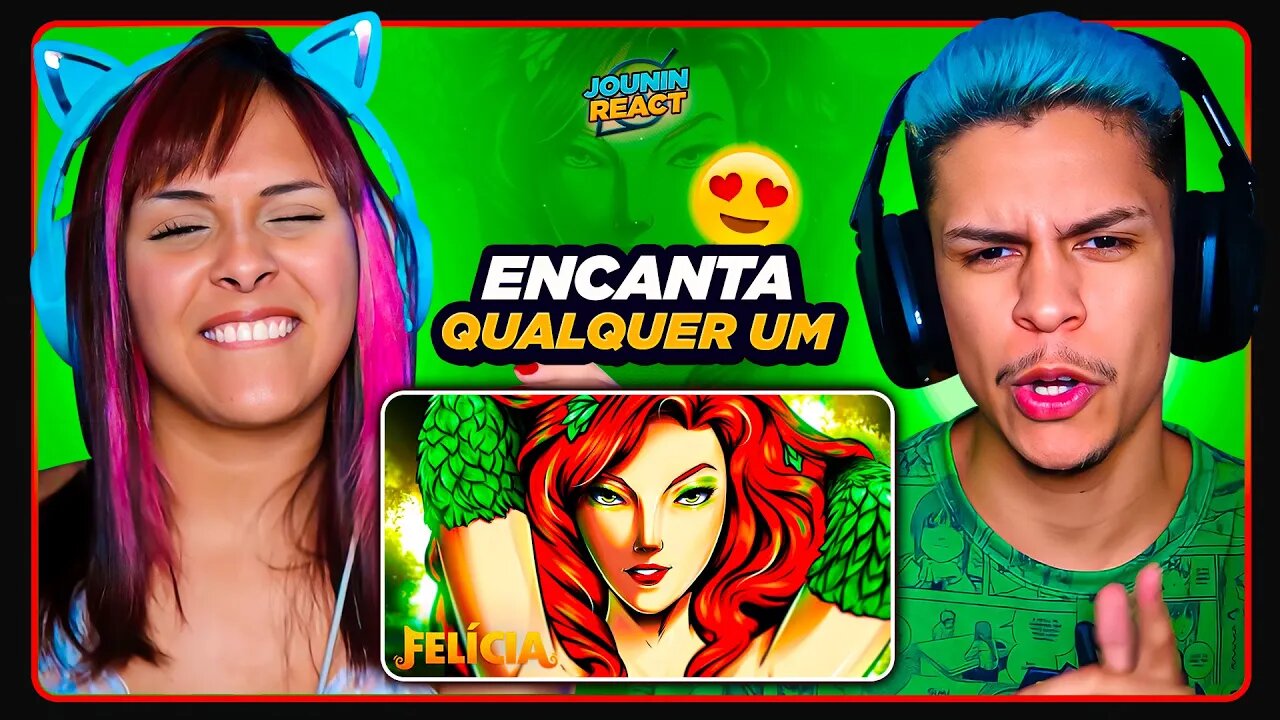 FELÍCIA ROCK - Beijo Mortal (Hera Venenosa - DC Comics) | [React em Casal] 🔥