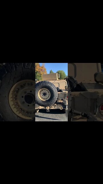 USMC HMMWV at cars and coffee