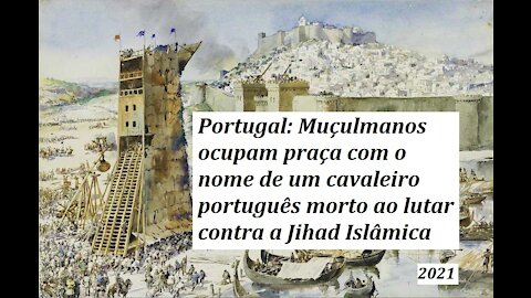 PORTUGAL: MUÇULMANOS ENCERRAM RAMADÃ EM PRAÇA COM O NOME DE HERÓI MORTO NA RECONQUISTA DE LISBOA