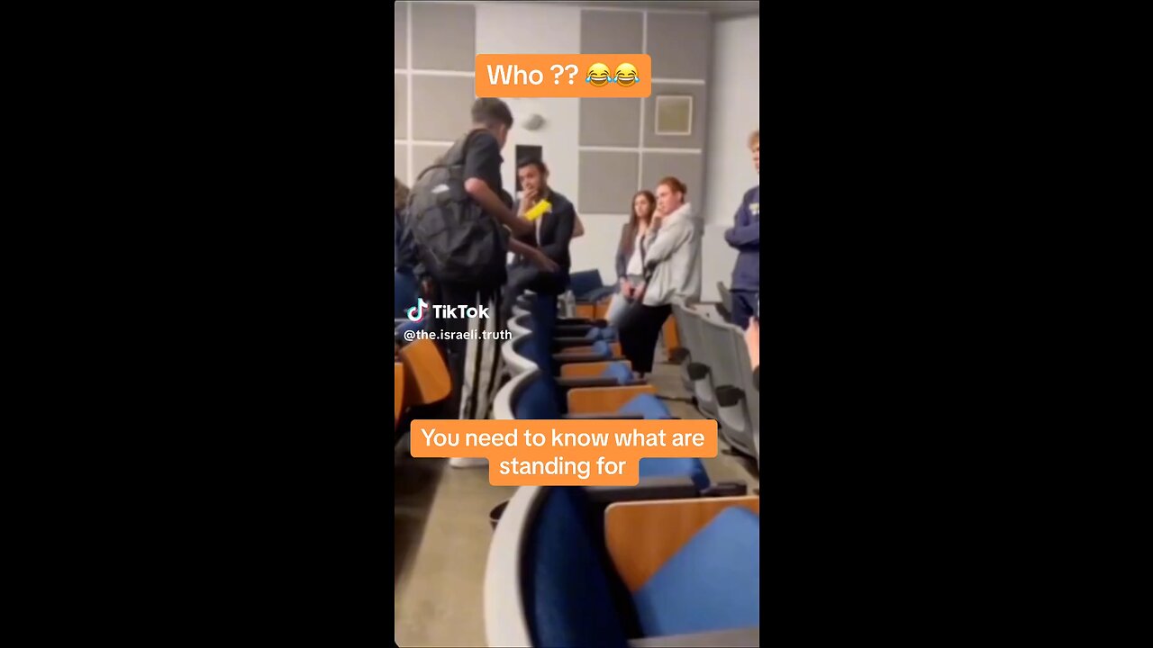Israeli teacher schools ignorant Palestinian student.
