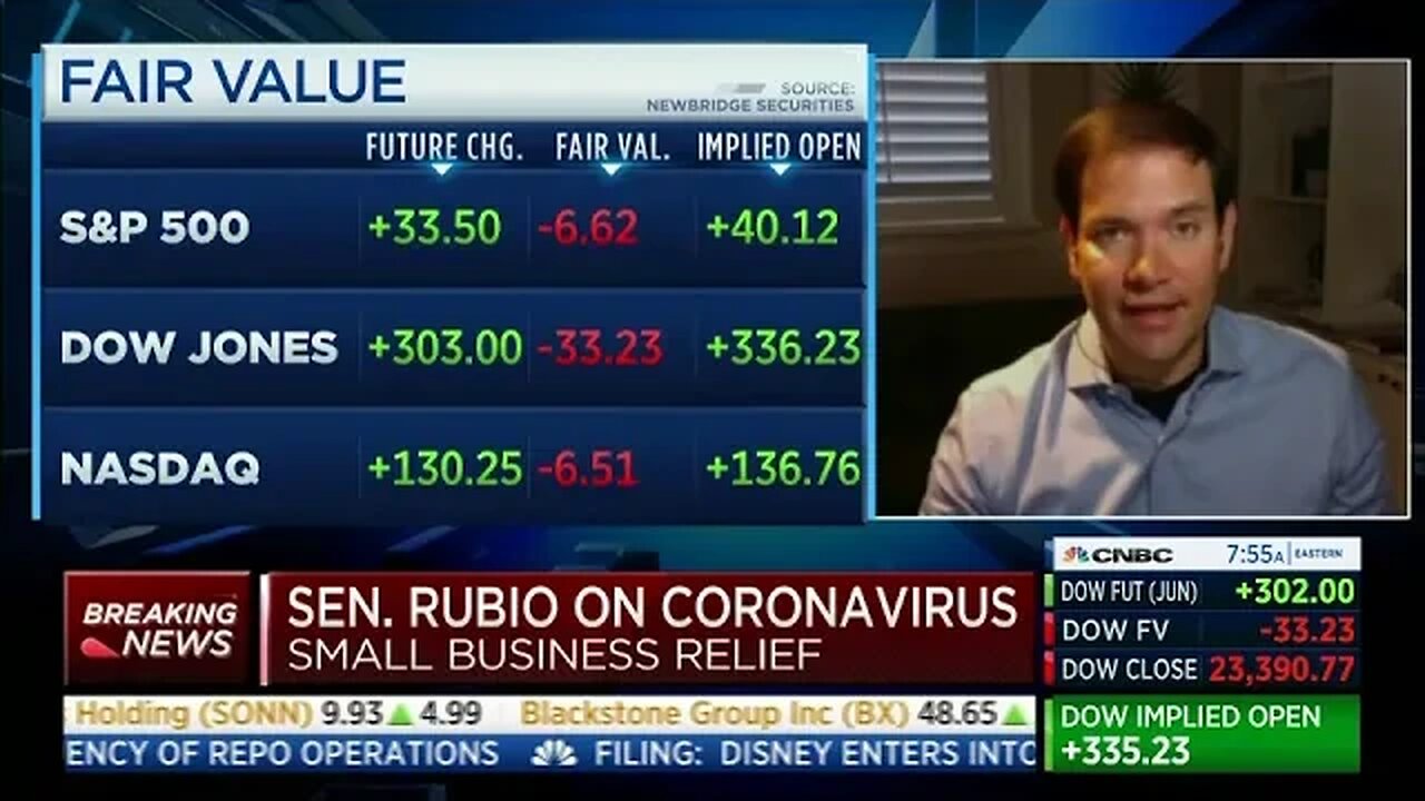 Senator Rubio Talks Paycheck Protection Program and Coronavirus Recovery on CNBC's Squawk Box