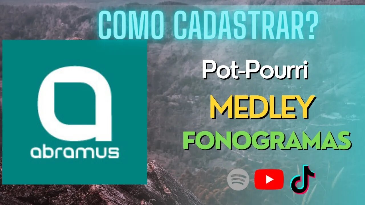 Veja como Cadastrar FONOGRAMAS Pot-pourri / Medley pela ABRAMUS: passo-a-passo