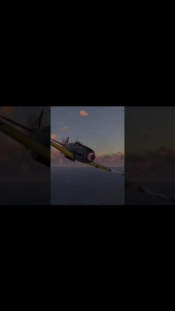 P-47 = DISINTEGRATED! | War Thunder Sim | Ki-61 Hien #shorts