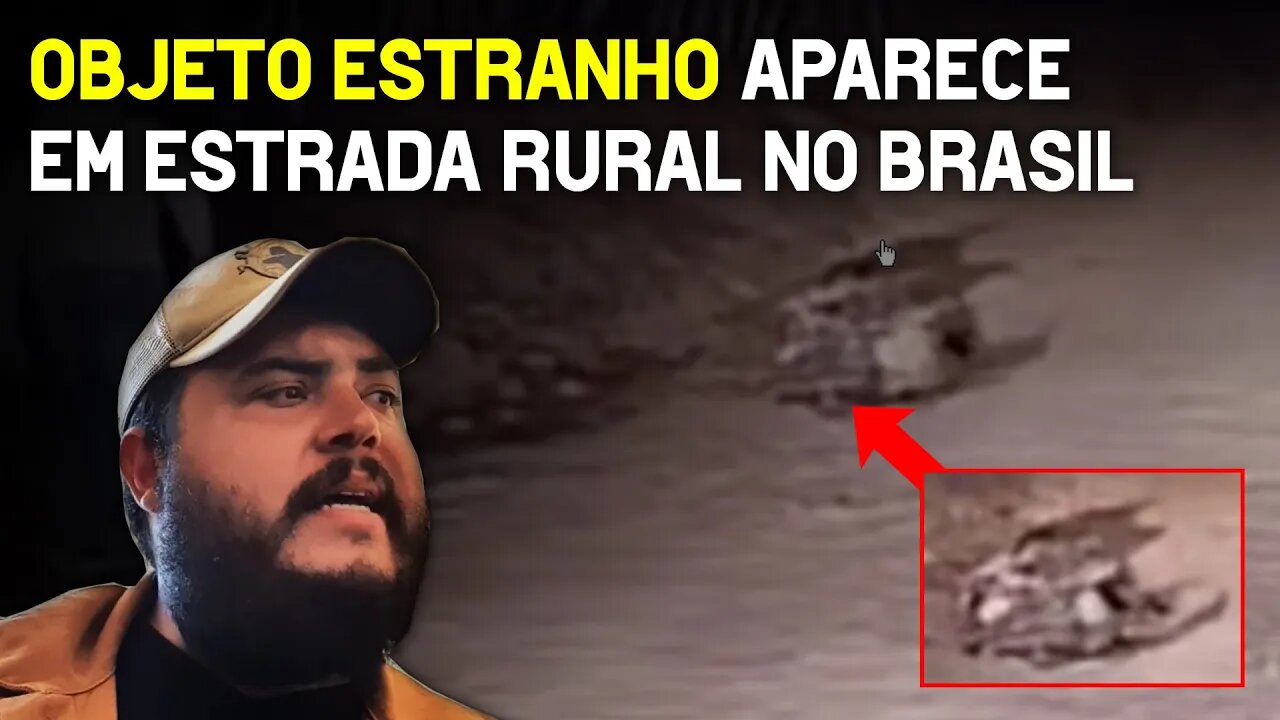 OBJETO ESTRANHO!! Aparece no meio da estrada no Brasil (Alien, UFO, Disco voador, Sobrenatural)