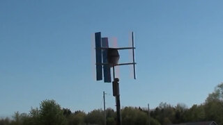 VAWT 035 - Wind Turbine on March 23, 2014