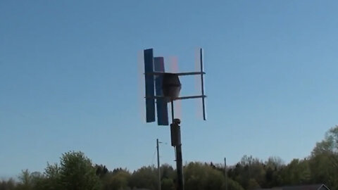 VAWT 035 - Wind Turbine on March 23, 2014
