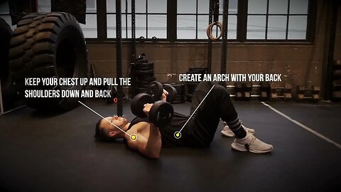 How to do Dumbbell Floor Chest Press Exercise