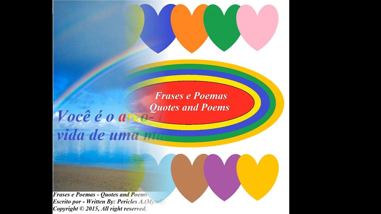 Você é o arco-íris que colore a minha vida [Frases e Poemas]