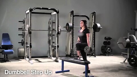 Dumbbell Step Up #howto