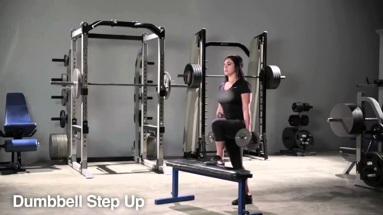 Dumbbell Step Up #howto
