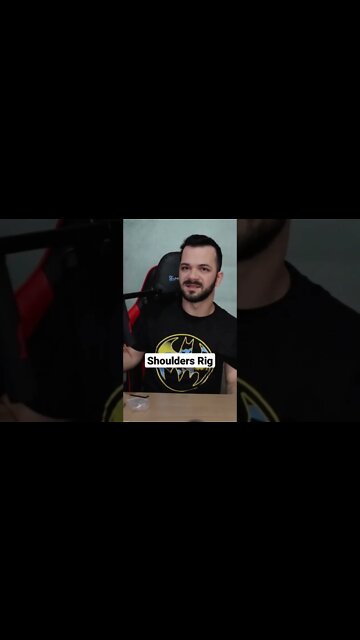 Shoulder Rig - Veja na prática. #shoulder Rig #shouldersrig #cameraoperator #cameraman