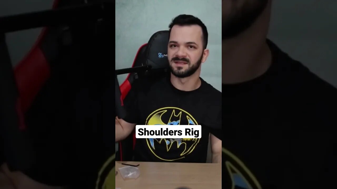 Shoulder Rig - Veja na prática. #shoulder Rig #shouldersrig #cameraoperator #cameraman