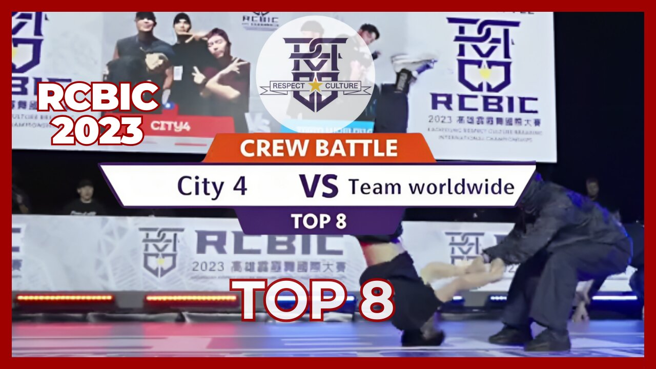 CITY 4 VS TEAM WORLDWIDE | TOP 8 | CREW BATTLE | RCBIC 2023