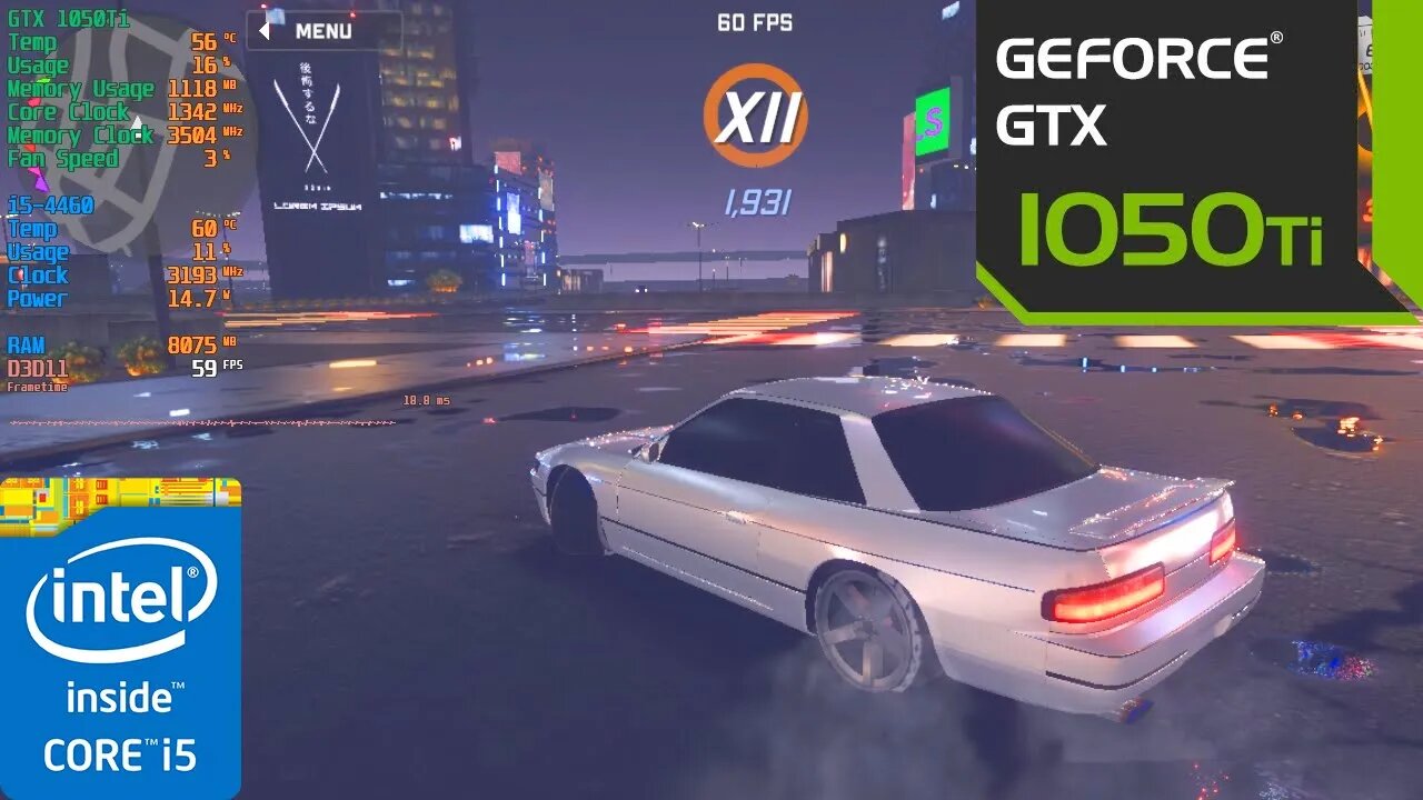 Need for Drive - i5-4460, GeForce GTX 1050 Ti & 720p (2023)