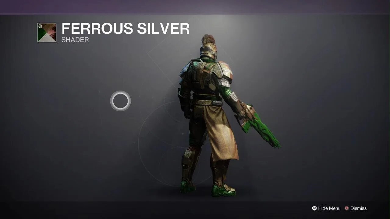 Destiny 2 New Iron Banner Shader - Ferrous Silver